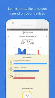 RescueTime android App screenshot 9