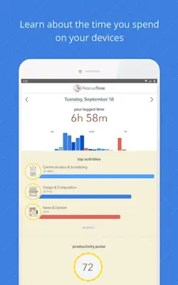 RescueTime android App screenshot 4